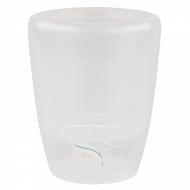 Вазон пластик Orchidea Twin круглый прозрачный 2 л Santino (2008671)