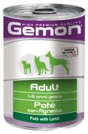 Корм для всех пород GEMON Dog Adult Pate Lamb, 400 г (мясо) 400 г