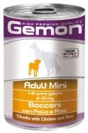 Корм для малых пород GEMON Dog Mini Adult Chic/Rice, 415 гр (курица, рис) 415 г