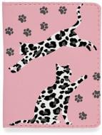 Обложка для документов Леопардовые коты