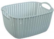 Корзина для хранения Stars Plast 94260/сір серый LACE 150x215x290 мм