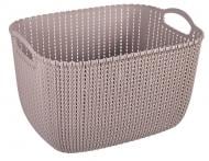 Корзина для хранения Stars Plast какао LACE 220x265x380 мм