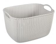 Корзина для хранения Stars Plast бежевый LACE 220x265x380 мм