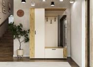 Прихожая Мира 2094х1500х400 мм дуб сонома