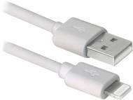 Кабель Defender ACH01-10BH USB (AM) — Lightning 3 м білий (87466)