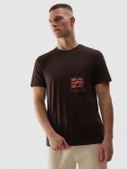 Футболка 4F TSHIRT M1284 / TSHIRT M1284 4FWSS24TTSHM1284-80S р.S черный Футболка 4F TSHIRT M1284 / TSHIRT M1284 4FWSS24TTSHM1284-80S р.S черный