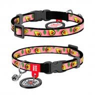 Ошейник Waudog Nylon рисунок "Авокадо на розовом" пластиковый фастекс XS Ш10 мм Д20-30 см Ошейник Waudog Nylon рисунок "Авокадо на розовом" пластиковый фастекс XS Ш10 мм Д20-30 см