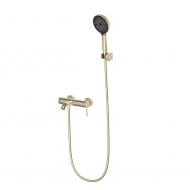 Смеситель для ванны FADO S.r.l в комплекте Lira матовый золотой MIX0702G