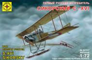 Збірна модель Modelist винищувач Сікорський С-XVI 1:72 207237 Збірна модель Modelist винищувач Сікорський С-XVI 1:72 207237