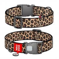 Ошейник Waudog Nylon рисунок "Леопард" пластиковый фастекс XXL Ш35 мм Д46-70 см Ошейник Waudog Nylon рисунок "Леопард" пластиковый фастекс XXL Ш35 мм Д46-70 см