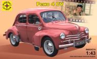 Збірна модель Modelist автомобіль Рено 4CV 1:43 604316 Збірна модель Modelist автомобіль Рено 4CV 1:43 604316