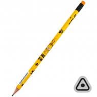 Карандаш графитный с ластиком Garfield GF26-046 KITE