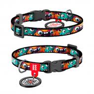 Ошейник Waudog Nylon рисунок "Зубастые монстры" пластиковый фастекс XS Ш10 мм Д20-30 (278-4048) Ошейник Waudog Nylon рисунок "Зубастые монстры" пластиковый фастекс XS Ш10 мм Д20-30 (278-4048)