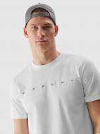 Футболка 4F TSHIRT M1283 / TSHIRT M1283 4FWSS24TTSHM1283-10S р.S белый Футболка 4F TSHIRT M1283 / TSHIRT M1283 4FWSS24TTSHM1283-10S р.S белый