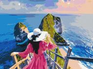 Картина по номерам Леди на островах RBS51548 30x40 см Brushme