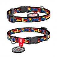 Ошейник Waudog Nylon рисунок "Блоки" пластиковый фастекс XS Ш10 мм Д20-30 см (278-4056) Ошейник Waudog Nylon рисунок "Блоки" пластиковый фастекс XS Ш10 мм Д20-30 см (278-4056)