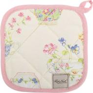 Прихватка Чашечки 20x20 см розовый с рисунком La Nuit