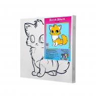 Набор для росписи на холсте Riviera Blanca Котик КА-012