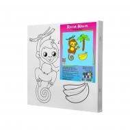 Набор для росписи на холсте Riviera Blanca Обезьянка КА-015