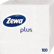 Серветки столові Zewa Plus 33х33 см білі 100 шт.