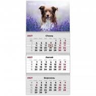 Календарь настенный квартальный Axent 3 пружины Dogs 1 2027