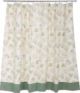 Комплект штор Чашечки с зелеными подхватами La Nuit