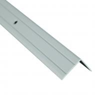 Лестничный профиль рифленый Braz Line 24,5х20х2700 мм серебро