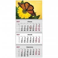 Календарь настенный квартальный Axent 3 пружины Butterflies 2 2027