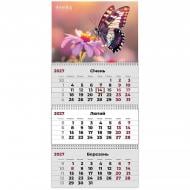 Календарь настенный квартальный Axent 3 пружины Butterflies 3 2027