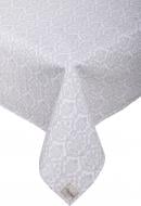 Скатерть Нарцисс вензель 136x136 см серый La Nuit