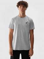 Футболка 4F TSHIRT M1154 / TSHIRT M1154 4FWSS24TTSHM1154-27M р.S серый Футболка 4F TSHIRT M1154 / TSHIRT M1154 4FWSS24TTSHM1154-27M р.S серый