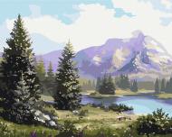 Картина по номерам Прекрасные горы BS44473 40x50 см Brushme