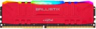 Оперативная память Crucial DDR4 SDRAM 16 GB (1x16GB) 3200 MHz (BL16G32C16U4RL) Ballistix RGB Red