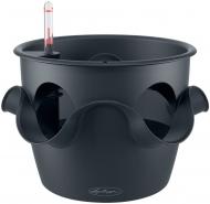 Вазон пластиковый Lechuza Cascadino Color круглый 29,8 л (14994) темно-серый
