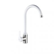 Смеситель для кухни Invena Iron белый/нерж. BZ-53-L02