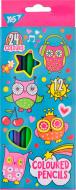 Карандаши цветные Disco owls 12/24 цветов YES Карандаши цветные Disco owls 12/24 цветов YES