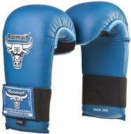 Перчатки для карате KAYO KRKM-260-L BLUE р. L синий