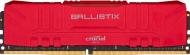 Оперативна пам'ять Crucial DDR4 SDRAM 8 GB (1x8GB) 2666 MHz (BL8G26C16U4R) Ballistix Red