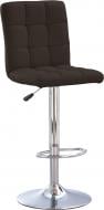 Стул барный Nowy Styl RALPH HOKER CHROME (BOX) ECO-30 черный
