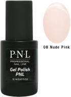 Гель-лак для нігтів P.N.L №008 Nude Pink 12 мл