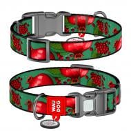 Ошейник Waudog Nylon рисунок "Гранаты" пластиковый фастекс L Ш25 мм Д33-49 см Ошейник Waudog Nylon рисунок "Гранаты" пластиковый фастекс L Ш25 мм Д33-49 см
