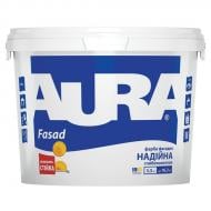 Краска фасадная акриловая водоэмульсионная Aura® Fasad мат белая 3,5 кг