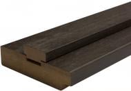 Дверна коробка ОМіС ПВХ під добір 100х33 мм венге димчаcтий