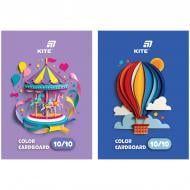 Картон цветной односторонний А5 (10 лист./10 цв.) K26-1257 KITE