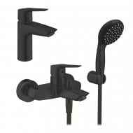 Набор смесителей Grohe 3 в 1 для ванной комнаты Grohe QuickFix Start Black UA303301SQ