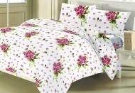 Комплект постільної білизни євро 456 рожевий Zastelli Комплект постільної білизни євро 456 рожевий Zastelli