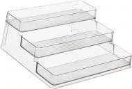 Органайзер для специй Flamberg 3-ярусный прозрачный 26,5x24x8,5 см