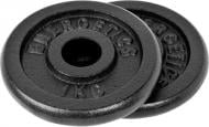 Набір Energetics Cast Iron Disc Pair 30 mm диски для грифа 1 кг 2 шт. 1 кг 108792