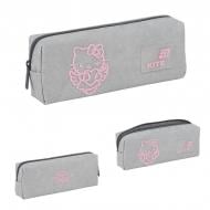Пенал Hello Kitty HK26-642-1 KITE серый с рисунком