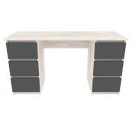 Стол компьютерный DC LEO дуб крафт белый/графитовый Стол компьютерный DC LEO дуб крафт белый/графитовый